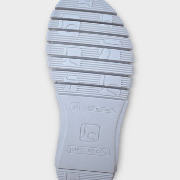 Jose Saenz 4201 Leather Platform Sandals - Size 39 (US 8.5) - Picture 6 of 14